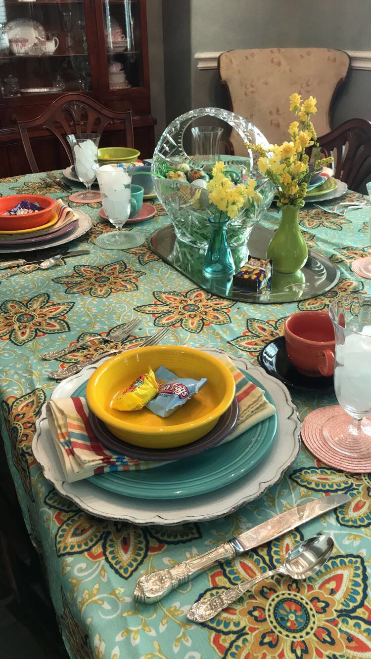 Easter Tablescape 